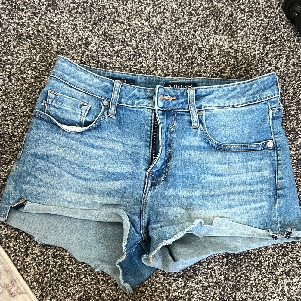 Guess Women's Light Blue Jean Shorts